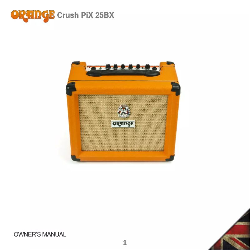 First page image of the manual for Crush PiX 25BX