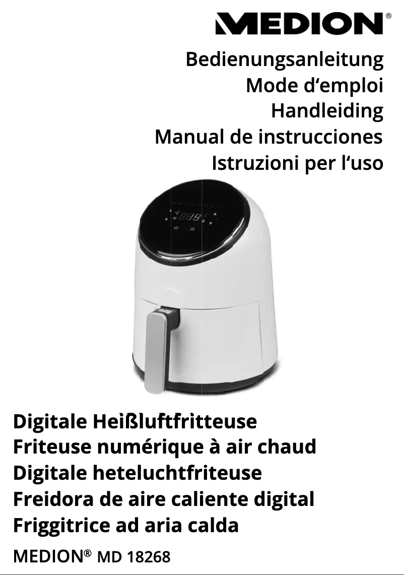 First page image of the manual for MD 18268