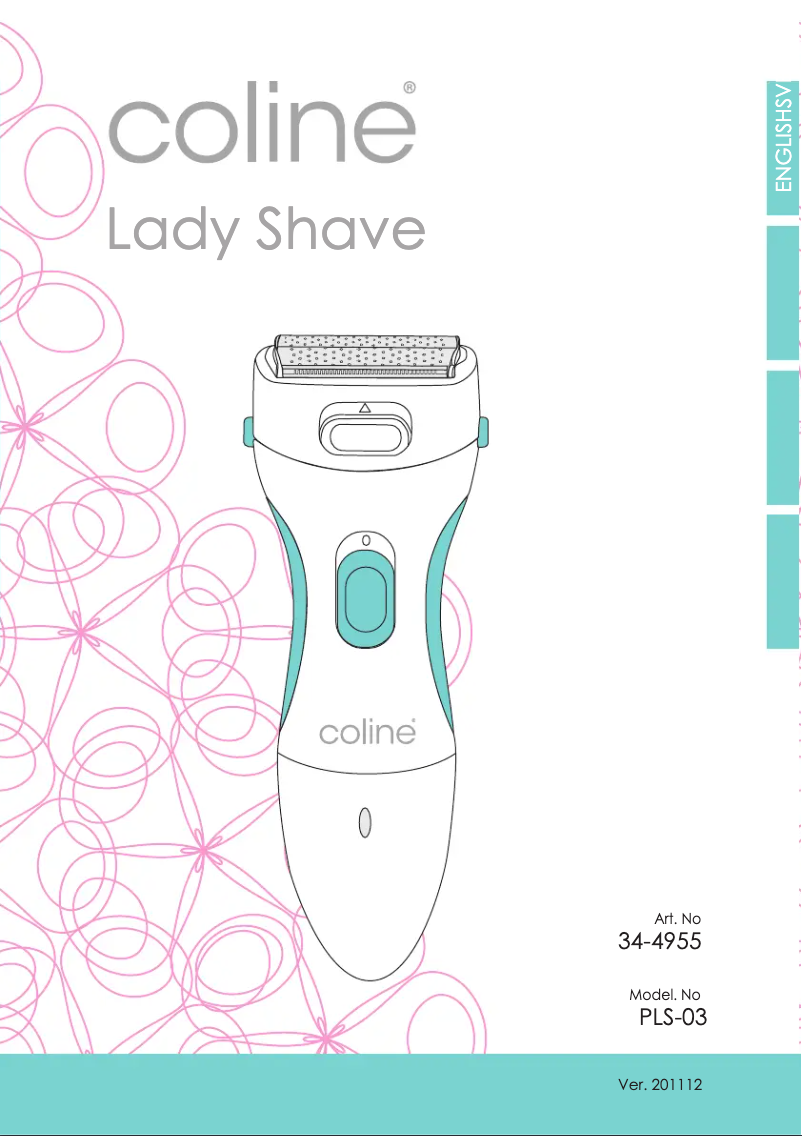 Page 1 of the manual User Manual Coline PLS-03