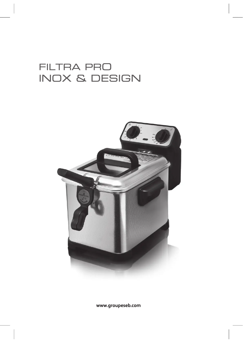 First page image of the manual for Filtra Pro FR4052