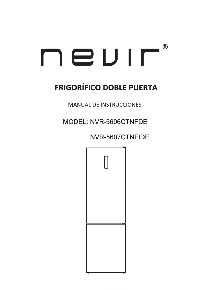 First page image of the manual for NVR-5606CTNFDE