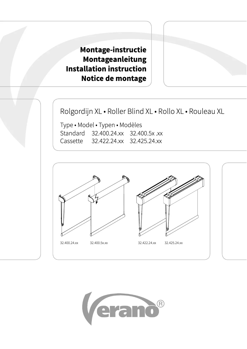Page 1 of the manual User Manual Verano XL 400
