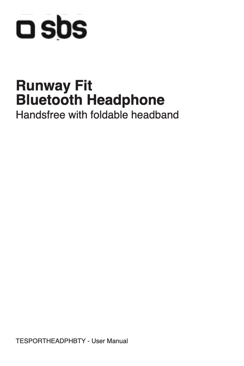 First page image of the manual for Runway Fit