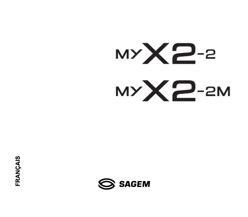 Page 1 of the manual User Manual Sagem MYX2-2