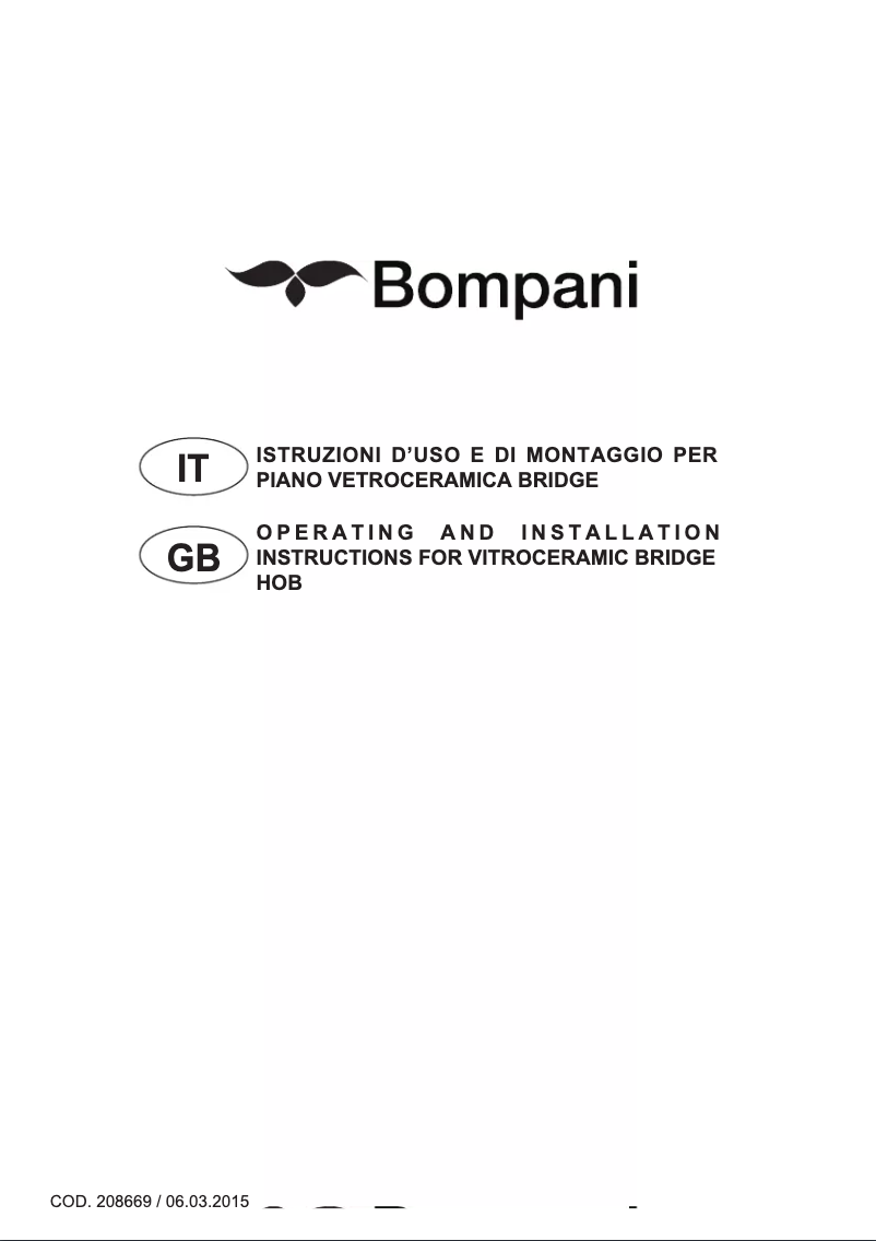 First page image of the manual for BO342BA/E