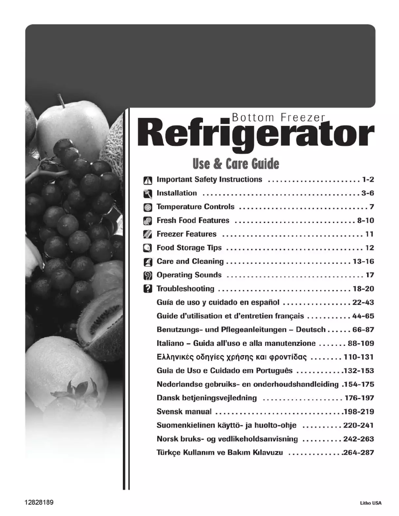 First page image of the manual for G-32026 PEKW