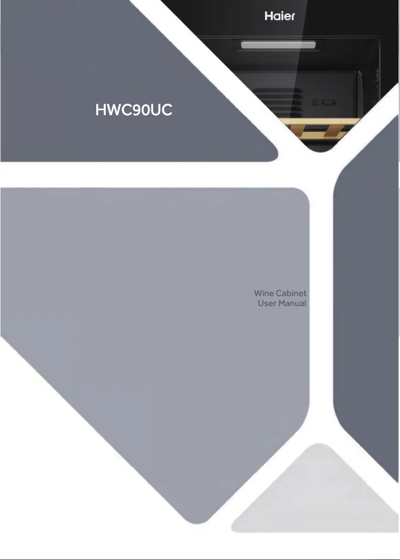 First page image of the manual for HWC90UC