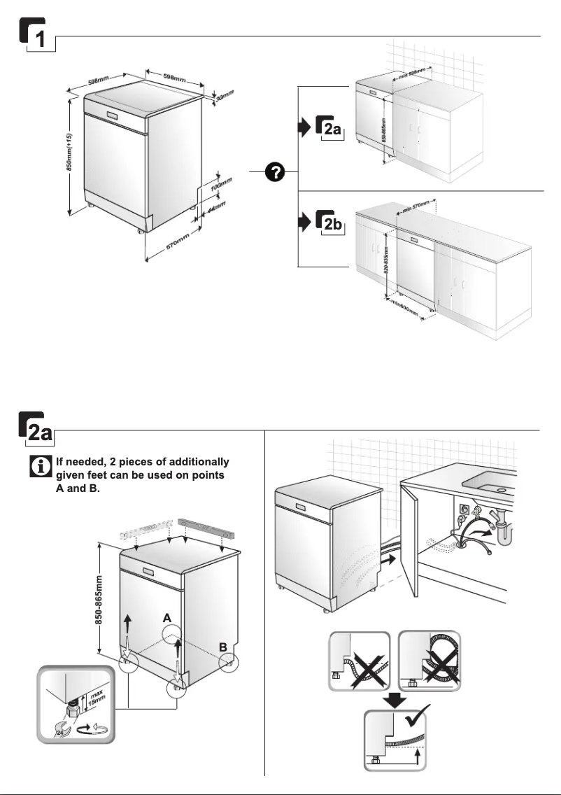 First page image of the manual for BDF1620W