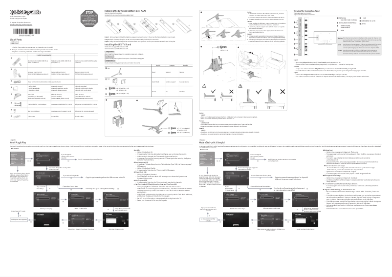 Page 1 of the manual User Manual Samsung HG65NE890UF