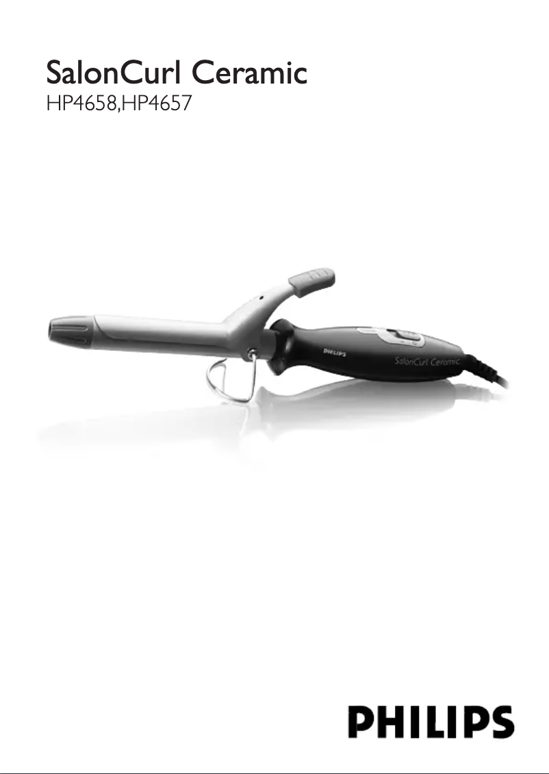 First page image of the manual for SalonCurl Essential HP4657