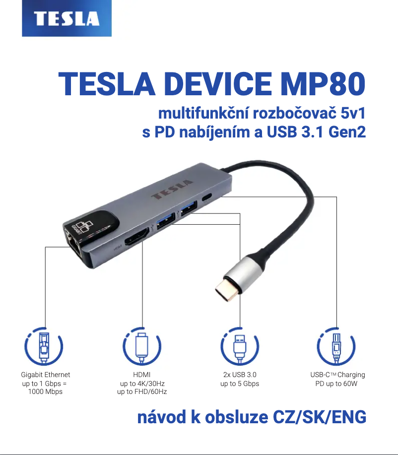 Image de la première page du manuel de l'appareil Device MP80