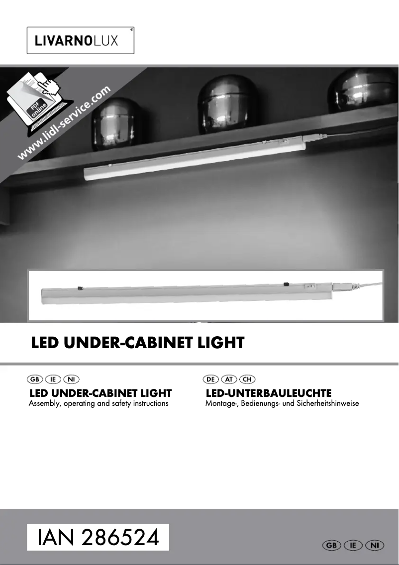 First page image of the manual for 14121806L