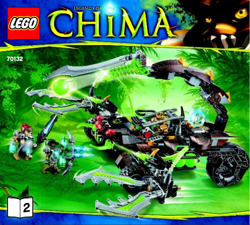 Page 1 of the manual User Manual Lego Chima 70132
