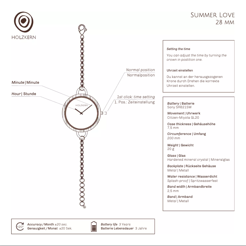 First page image of the manual for Leave