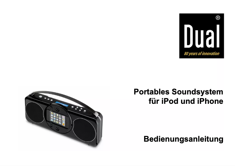 First page image of the manual for P 1000