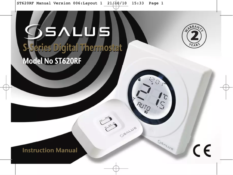 First page image of the manual for ST620RF