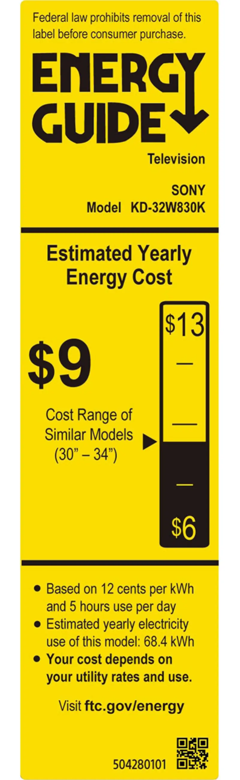 First page image of the manual for KD-32W830K