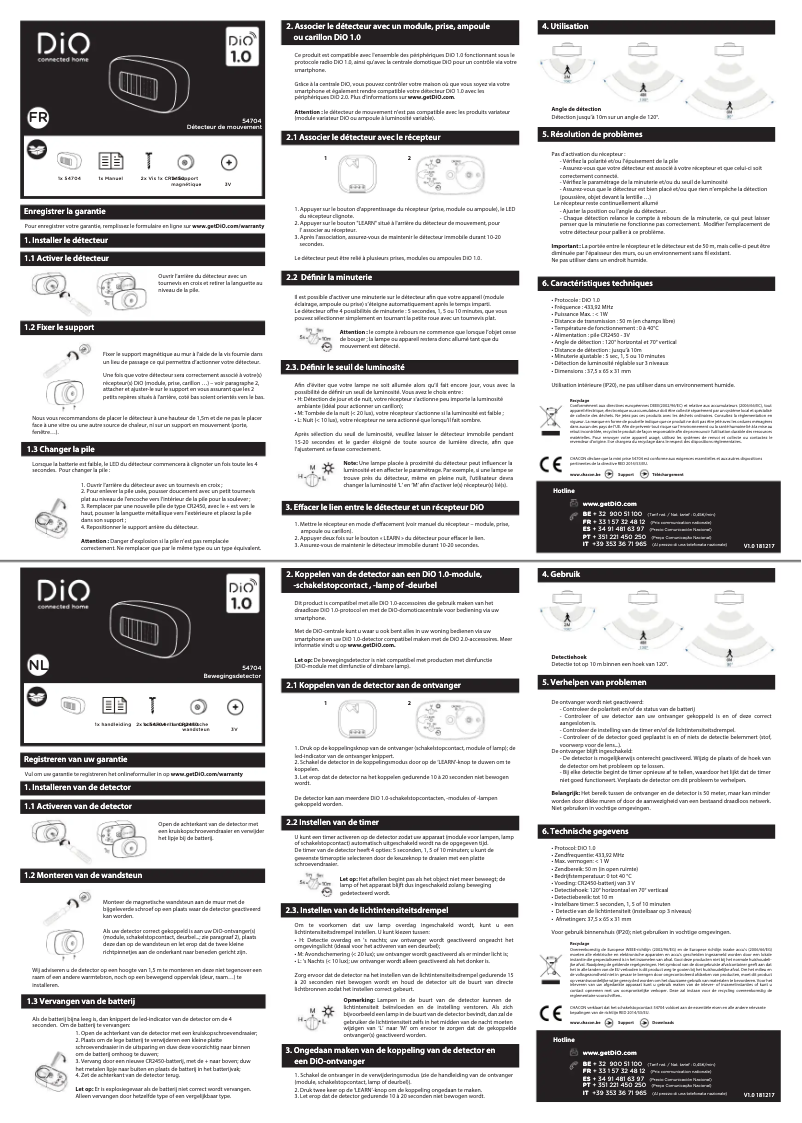 First page image of the manual for 54704