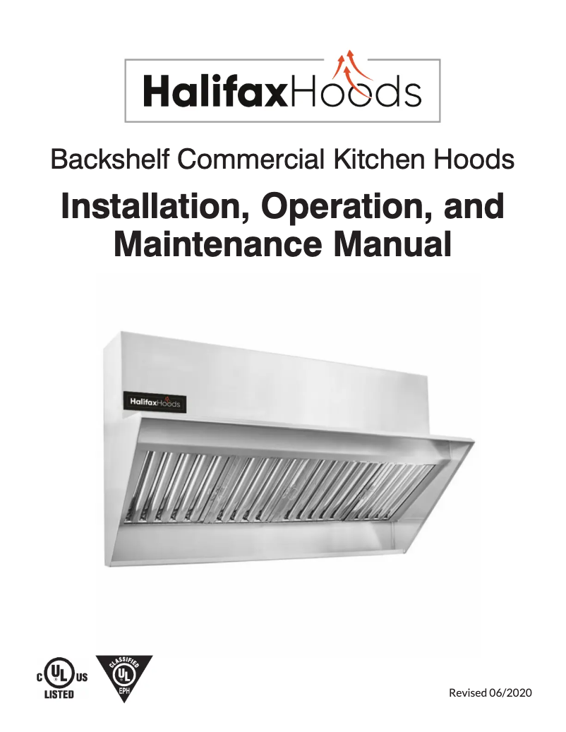 Page 1 of the manual User Manual Halifax LBSHP1023