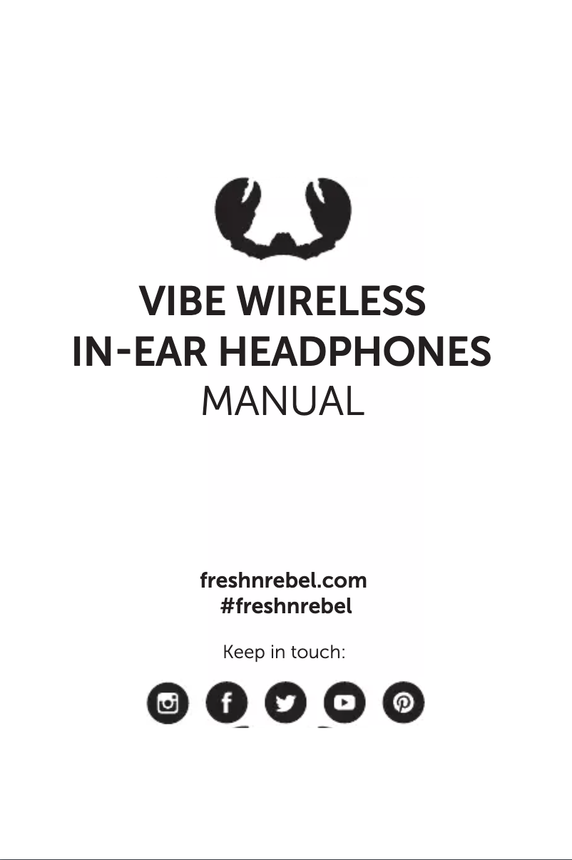 First page image of the manual for Vibe Wireless