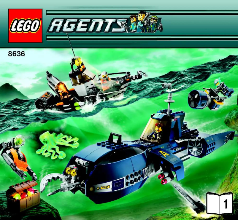 Page 1 of the manual User Manual Lego Deep Sea Quest