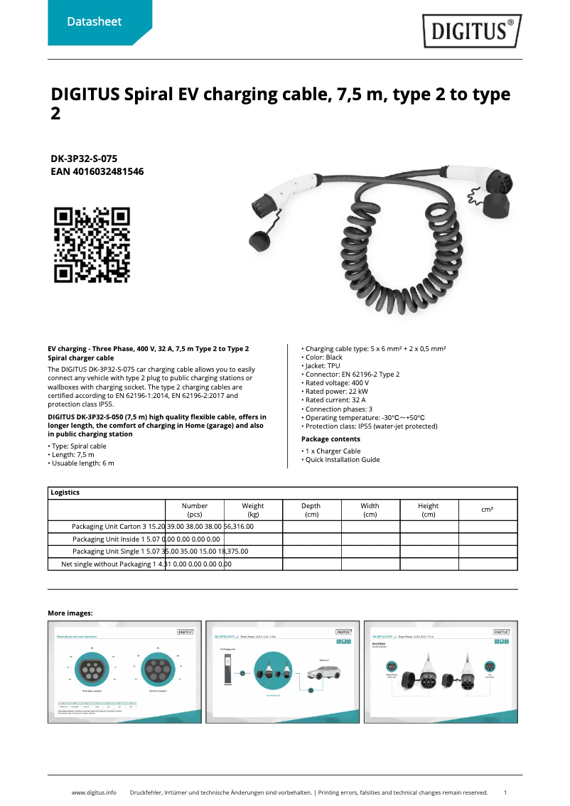 First page image of the manual for DK-3P32-S-075