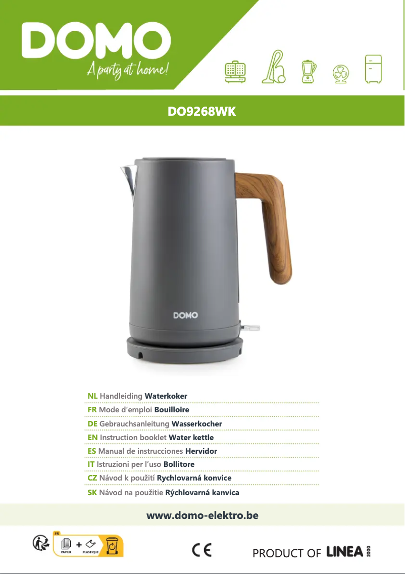 Page 1 of the manual User Manual Domo DO9268WK