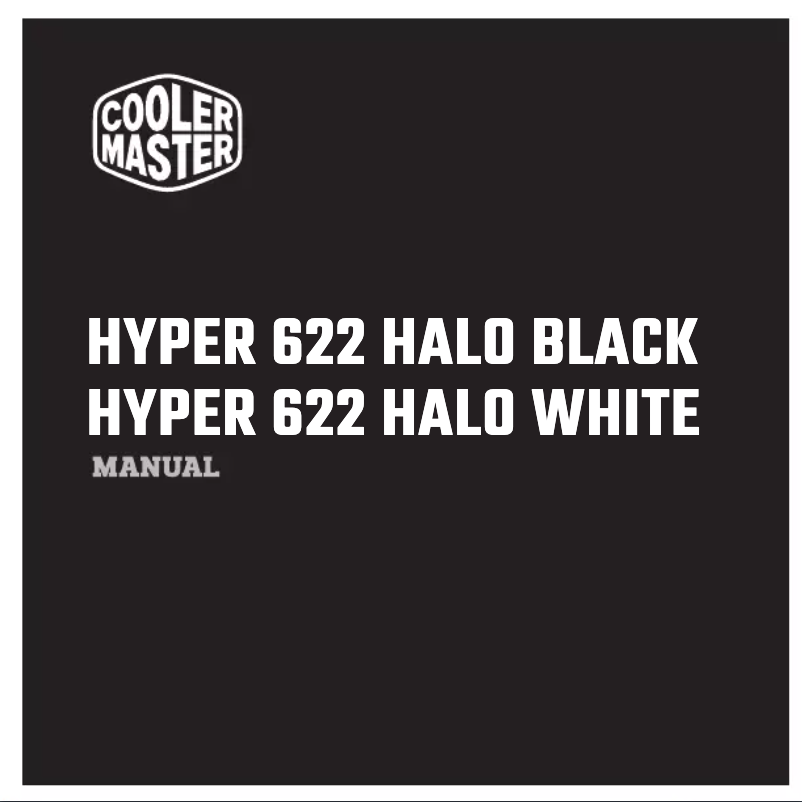 First page image of the manual for Hyper 622 Halo Black