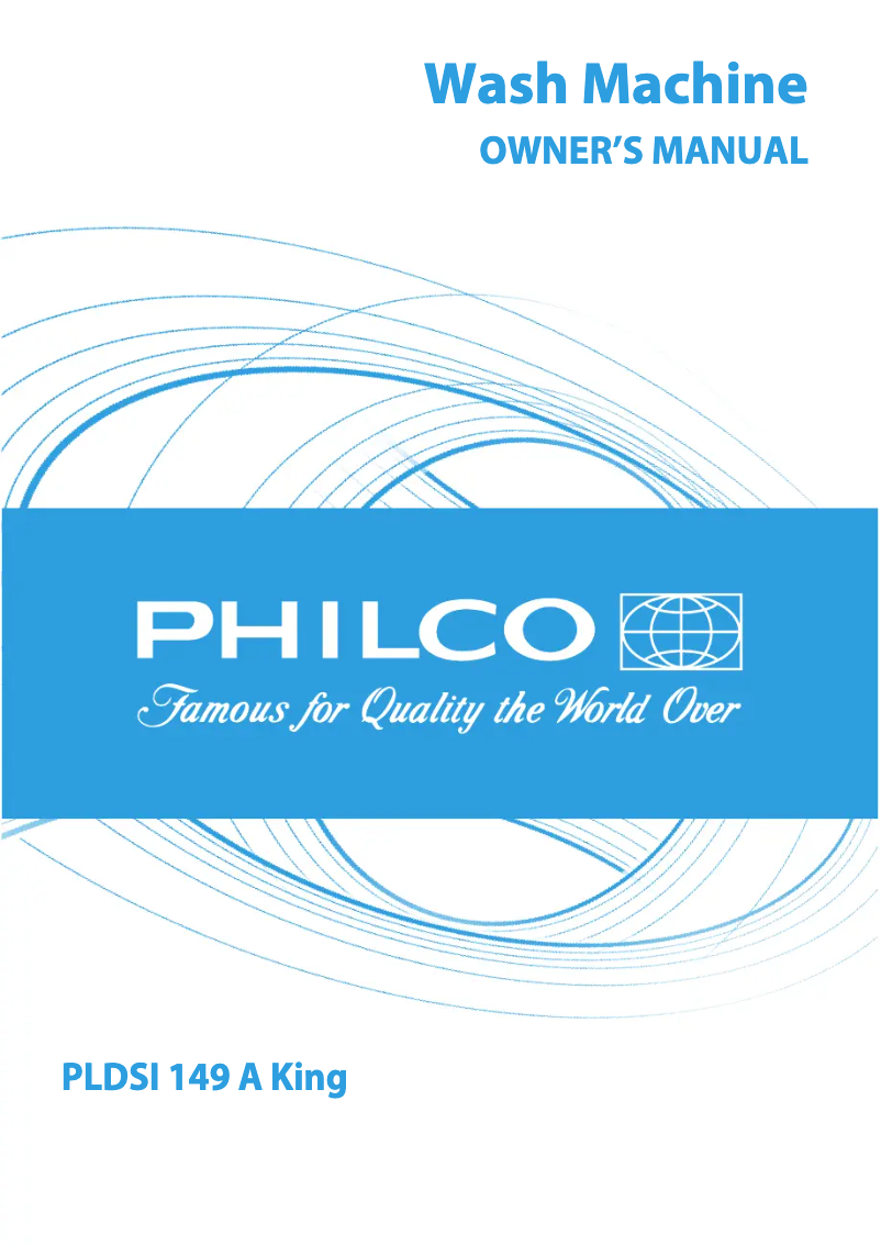 First page image of the manual for PLDSI 149 A King