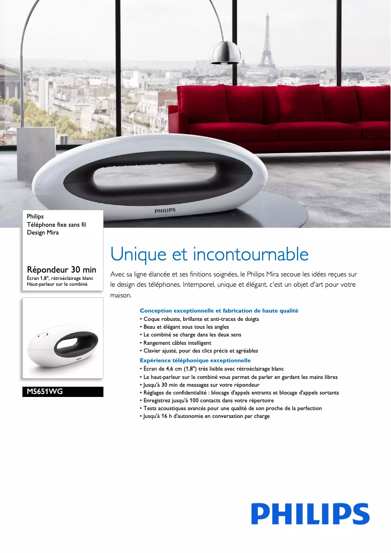 First page image of the manual for M5651WG