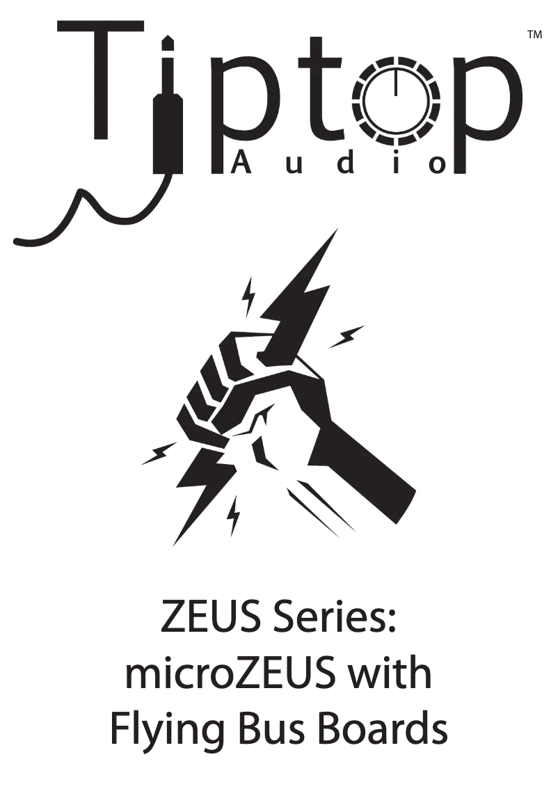First page image of the manual for uZeus 4HP