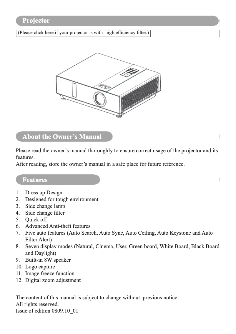First page image of the manual for compact 328
