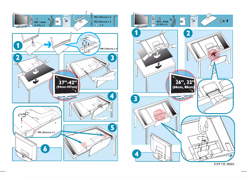 First page image of the manual for 32PFL7332