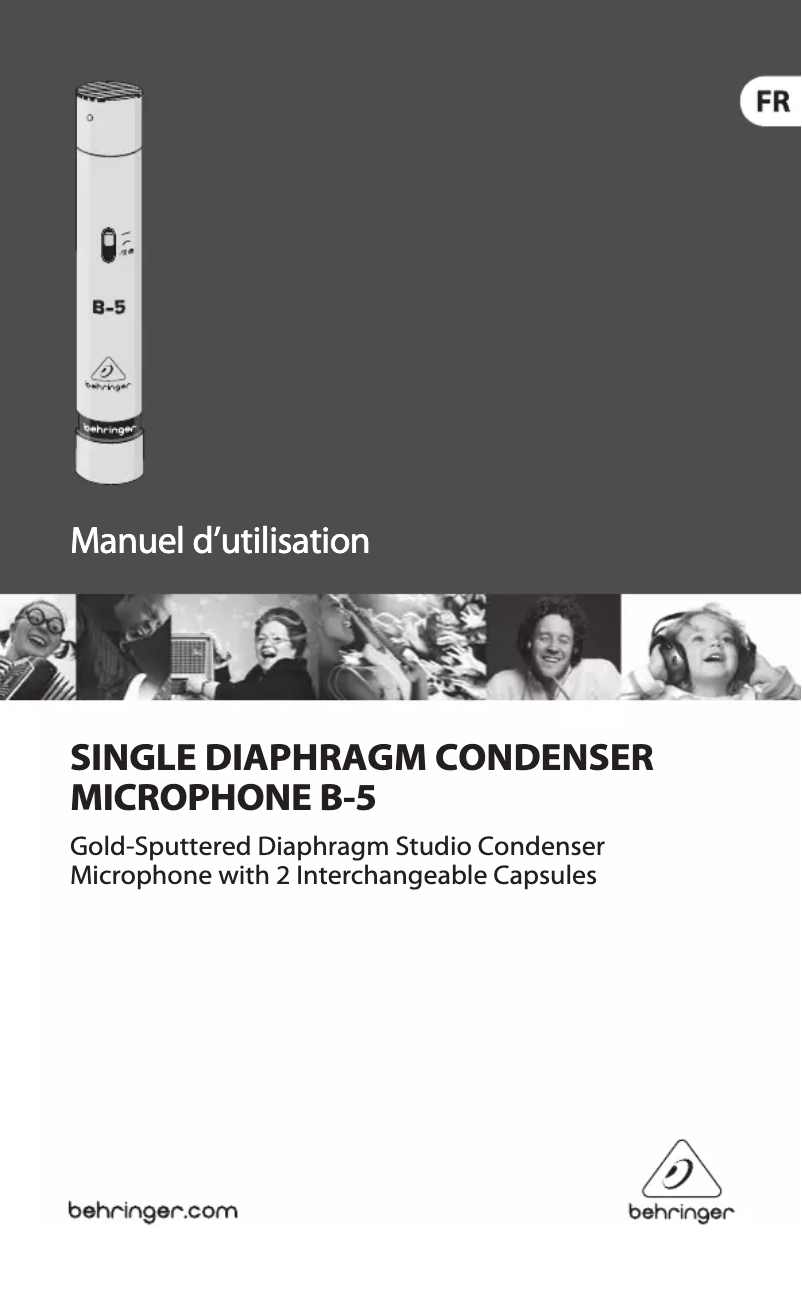 First page image of the manual for B-5