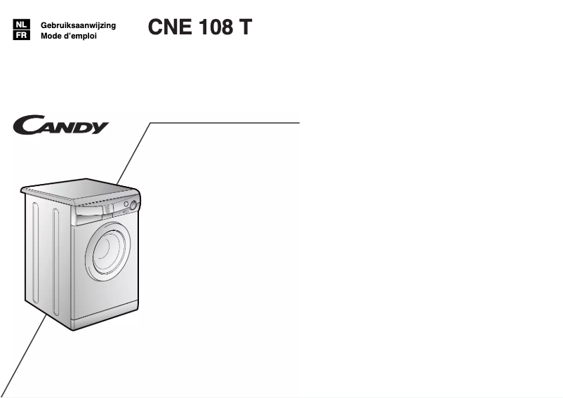 Page 1 of the manual User Manual Candy LB CNE 108 T