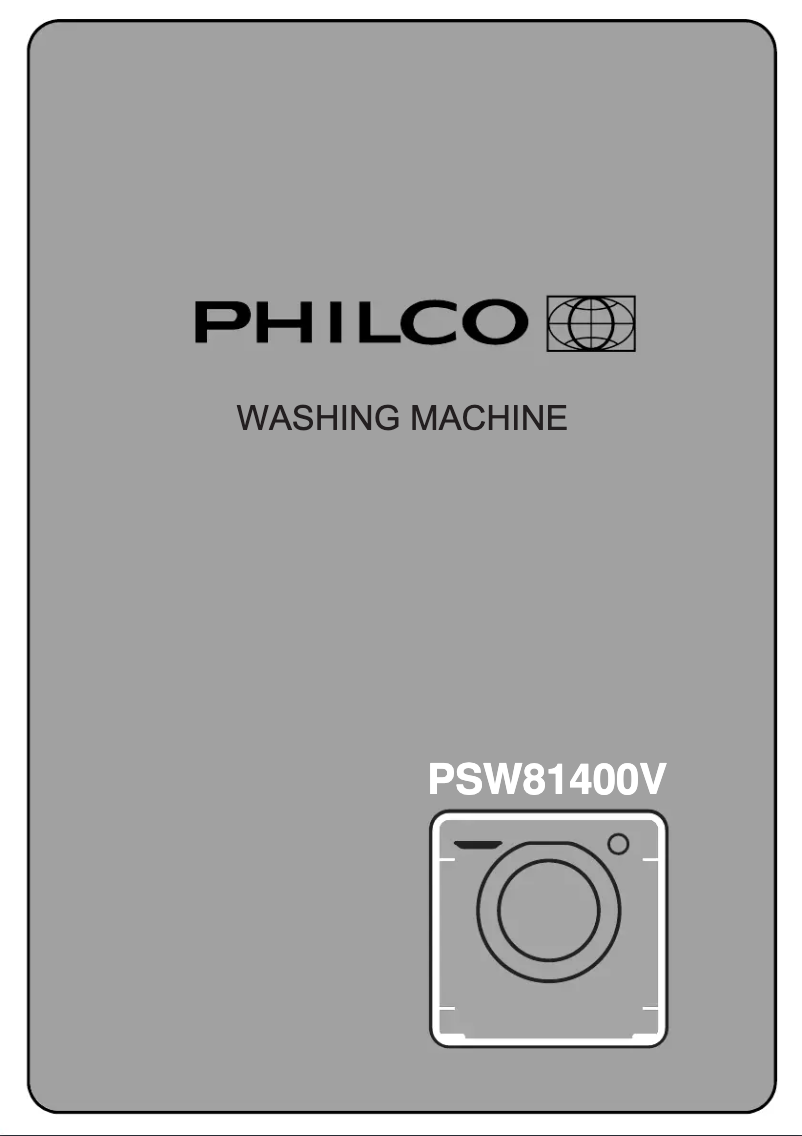 Page 1 of the manual User Manual Philco PSW81400V