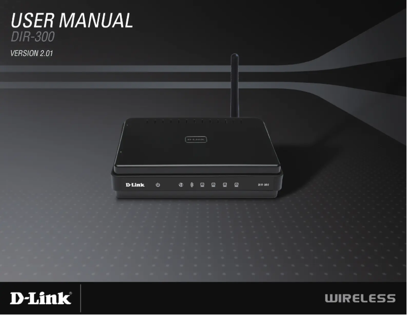 First page image of the manual for DIR-300