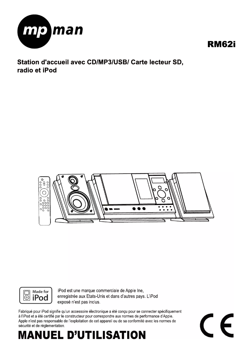 Image de la première page du manuel de l'appareil XRM62I