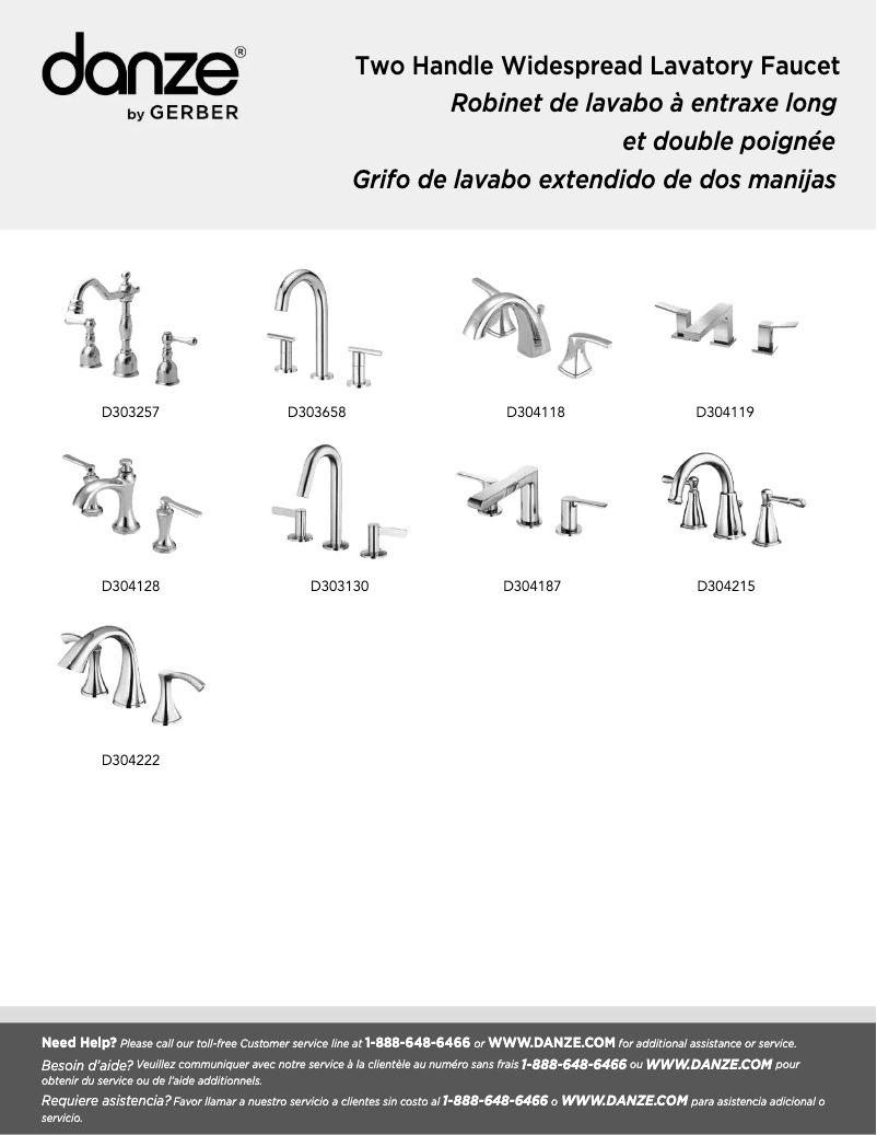 Image de la première page du manuel de l'appareil D304119