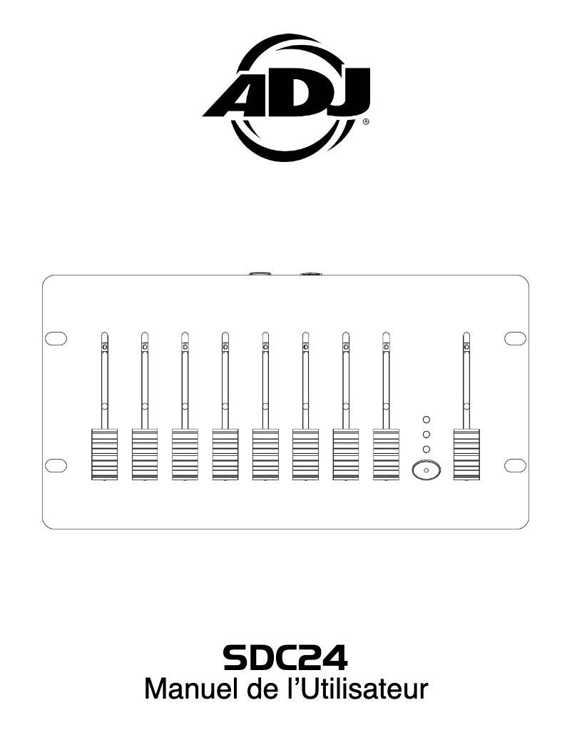 First page image of the manual for SDC24