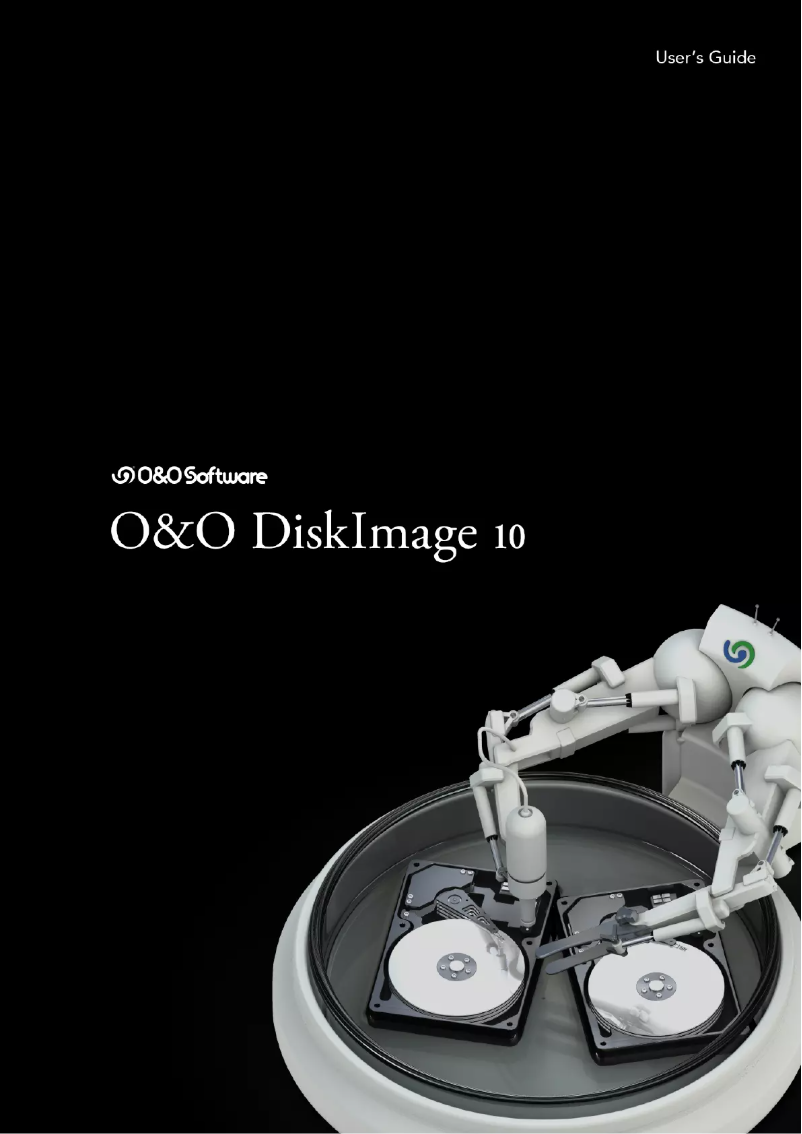 Page 1 of the manual User Manual O&O Software DiskImage 10 Professional, ESD, ML