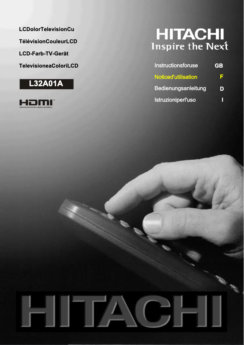 First page image of the manual for L32A01A