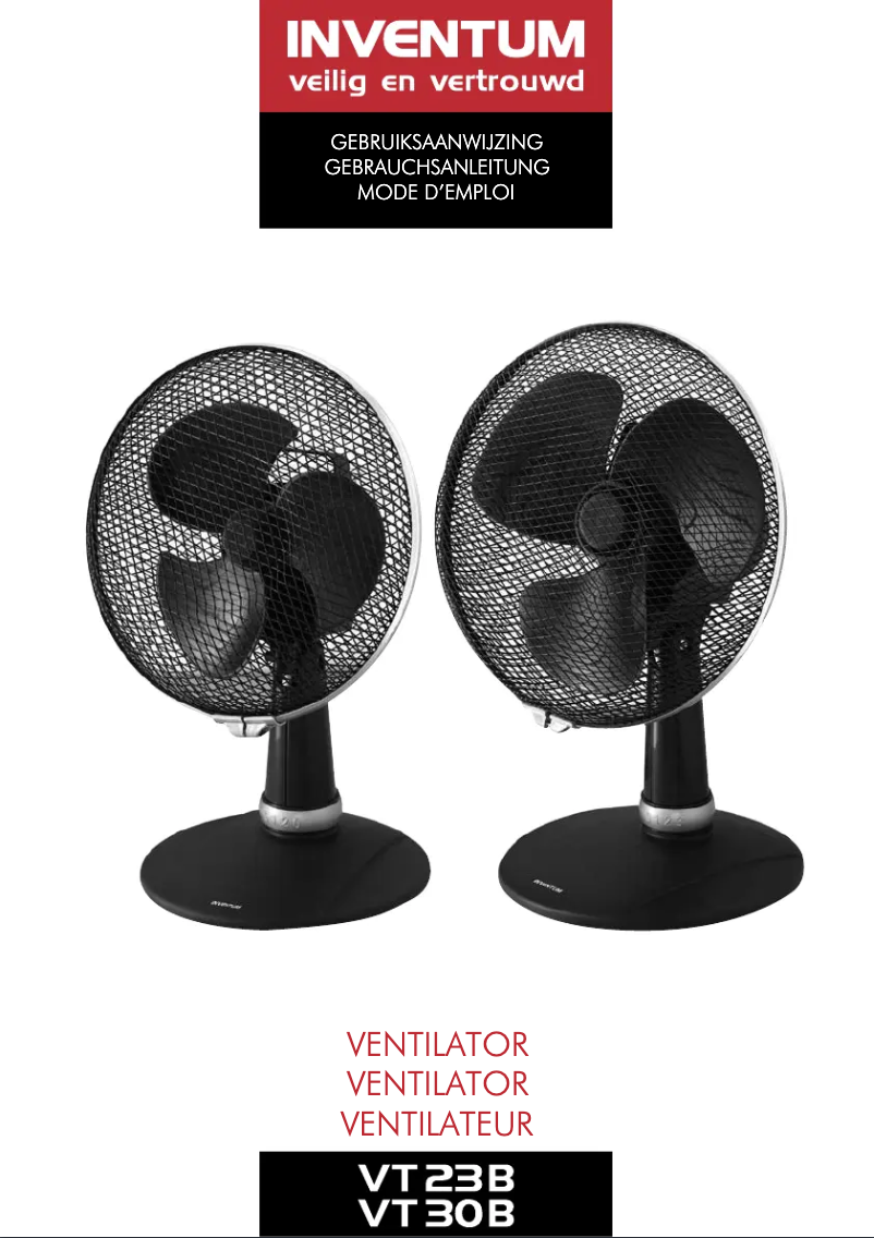 First page image of the manual for VT23B