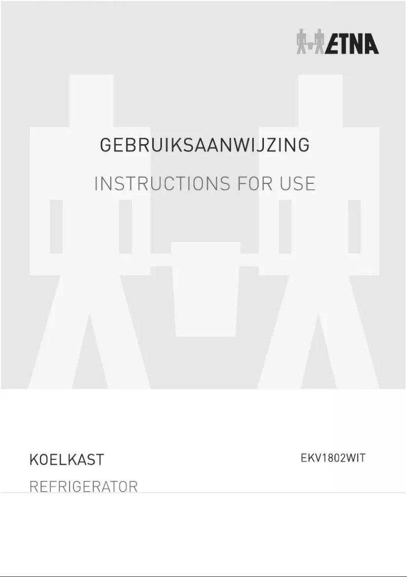 Page 1 of the manual User Manual Etna EKV1802