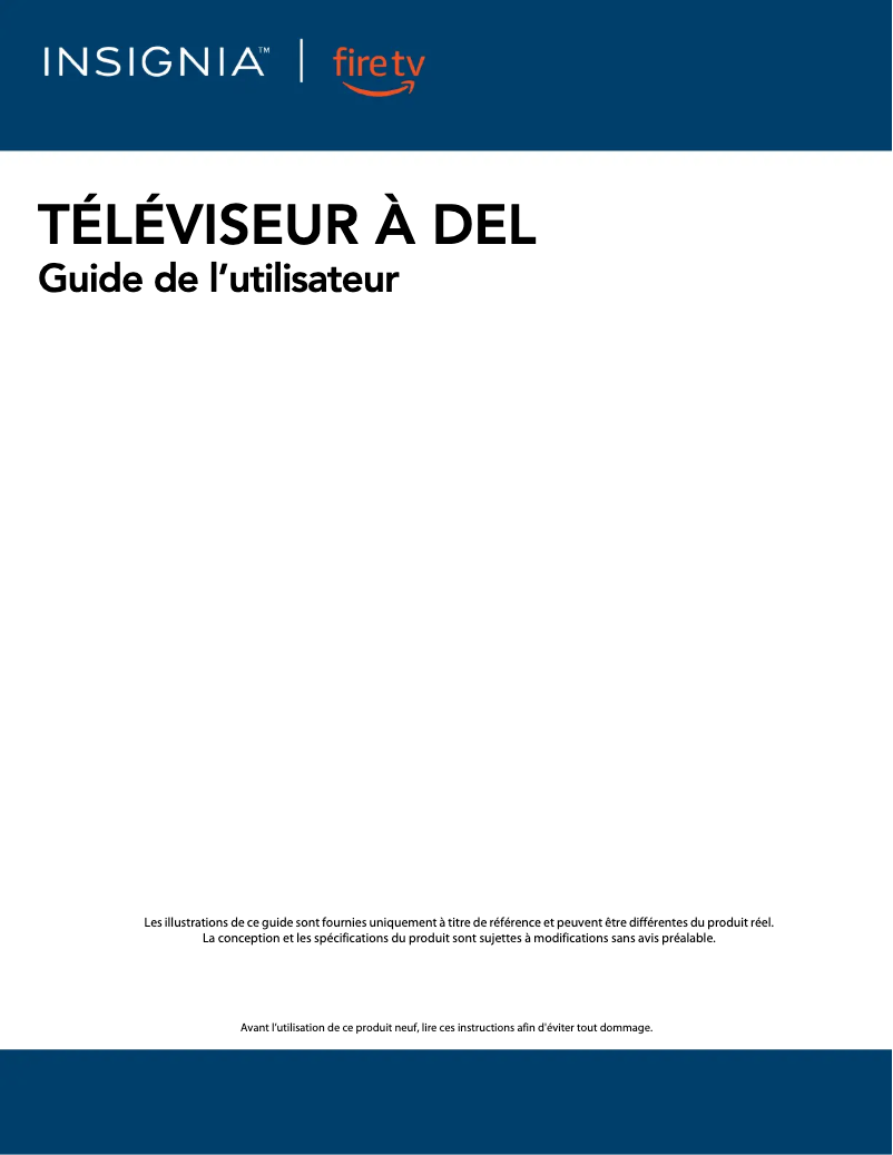 First page image of the manual for NS-32F201NA23