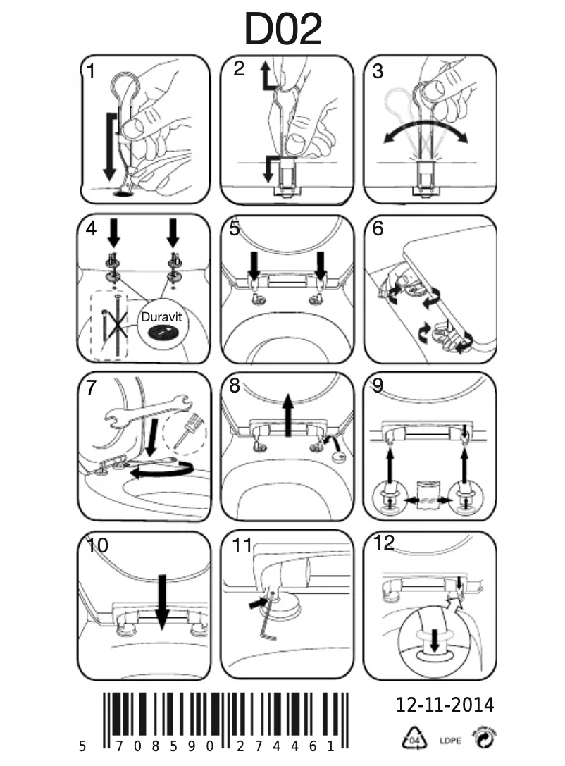 Page 1 of the manual User Manual Pressalit T Soft D