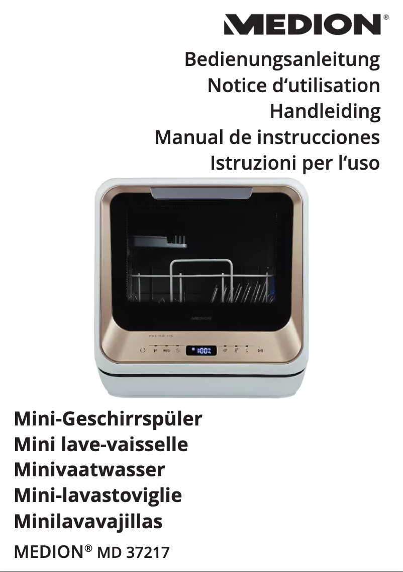 First page image of the manual for MD 37217