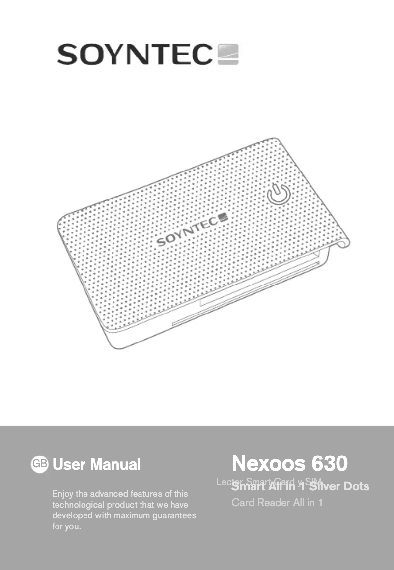 Page 1 de la notice Manuel utilisateur Soyntec Nexoos 630
