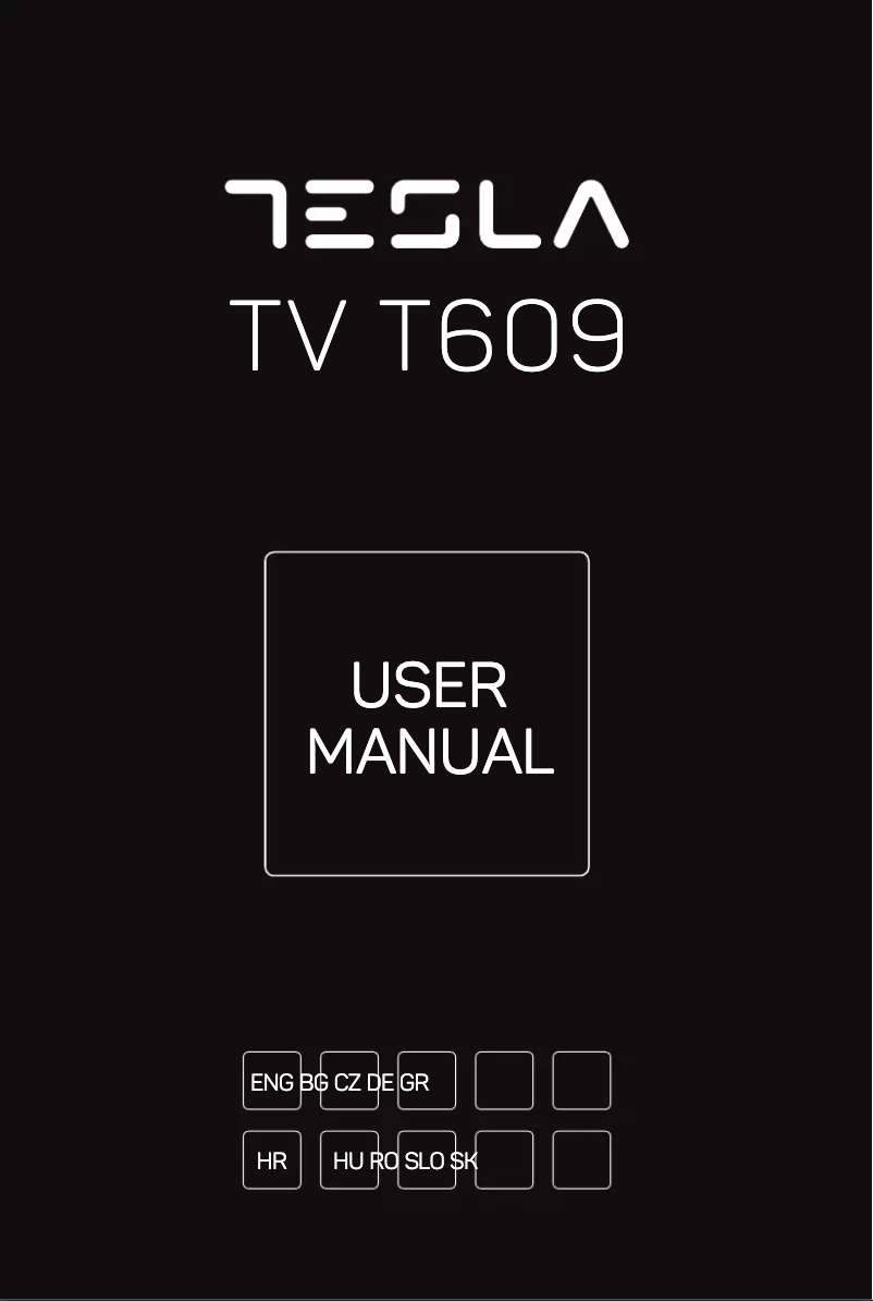 First page image of the manual for 55T609SUS