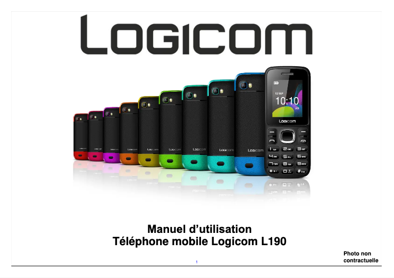 First page image of the manual for L-190